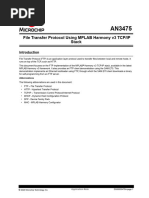 File Transfer Protocol Using MPLAB Harmonyv3 TCPIP DS00003475A