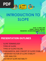 INTRODUCTION TO SLOPE (Kursus CreaTe) 1