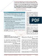 A Pre Experimental Study To Assess The Effectiveness of Structured Teaching Programme Regarding Knowledge On Kangaroo Mother Care Among Post Natal Mothers in Selected Hospital at Punjab