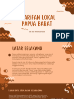 Kearifan Lokal Papua Barat