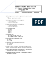 Maths - Knowing Our Numbers WS-2 (VI)