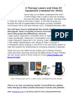 Guide To Class 4 Therapy-Lasers