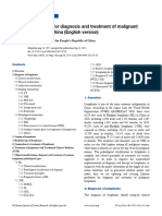 National Guidelines For Diagnosis and Treatment of Malignant Lymphoma China