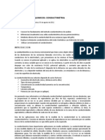 Informe de Conductimetria