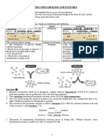 Chapter 5 Metabolism and Enzymes