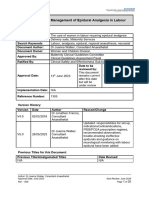 Epidural Analgesia in Labour CA4054 v5