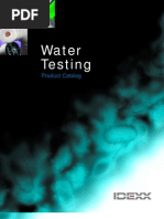 Water Testing Catalog