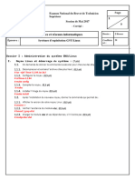 Principal Linux - SRI - 2017 - Corrigé