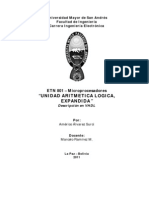 ALU Expandida Con VHDL