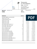 Presupuesto P 00019 00000272 - Consumidor Final