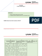 Actividad Cuadro SQA Etapa 1: Instrucciones