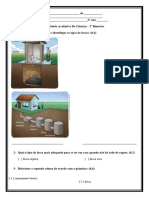 Avaliação de Ciências 4º A - 2º Bimestre