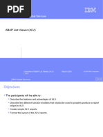 Chapter 01 - Overview of ABAP List Viewer (ALV)