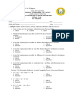 Calculus I With Analytic Geometry Test Rev