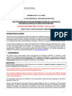 Tender Ref - 2023.SOP - SCU.RFP.002 - Constr or Rehab - 14 Schools