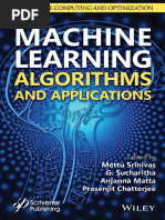 Machine Learning Algorithms and Applications 2021