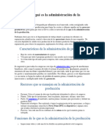 Conoce Aquí Qué Es La Administración de La Producción