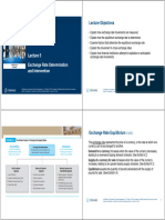 Lecture 05 - Exchange Rate Determination