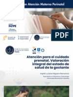 Atención para El Cuidado Prenatal. - Valoración Integral Del Estado de Salud de La Gestante