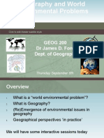 2-Geography and World Environmental Problems