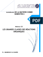 Les Grandes Classes Des Réactions Organiques (Ubcod)