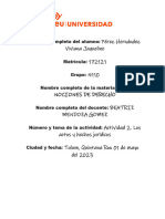 Actividad 2 - Los Actos y Hechos Jurídicos