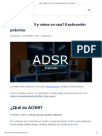 ¿Qué Es ADSR?