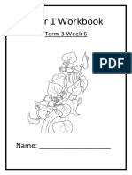 Year 1 Week 6 Workbook