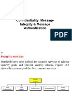 Cryptography and Message Authentication