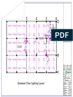 Assela Standard G+4 Basement Floor Lighting Layout