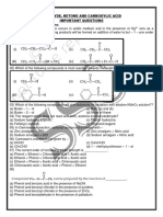 Aldehyde, Ketone and Carboxylic Acid