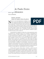 Carta de Paulo Freire Aos Professores-1993