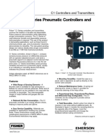 Fisher C1 Series Pneumatic Controllers and Transmitters