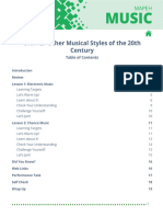 Final - Music 10.2 - Other Musical Styles of The 20th Century, 2 Lessons