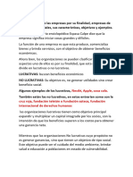 Clasificación de Las Empresas Por Su Finalidad y Empresas de Intereses Comerciales...