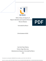 M4A4 Trabajo Investigacion II MAPEO DE INDICADORES PARA LA GESTION DE RECURSOS HUMANOS