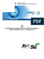 ETSI TS 138 323: 5G NR Packet Data Convergence Protocol (PDCP) Specification (3GPP TS 38.323 Version 17.4.0 Release 17)