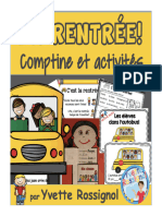 LarentrescolaireFrenchBacktoSchoolreadingandwritingactivities 1