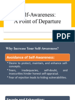 Self-Awareness: A Point of Departure