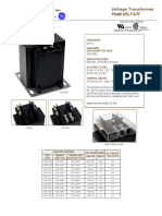 Model 450, F & FF: V Oltage Transformer