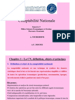 Cours Comptabilité Nationale S5 Economie 2020 - 2021