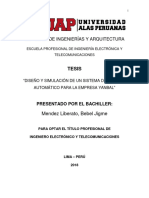 Tesis - Diseño - Simulación - Sistema - Llenado Automático - Empresa Yambal