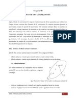 MMC - Chapitre III - Etude Des Contraintes