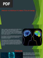 Nature Vs Nurture It Takes Two To Tango.