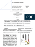 Informe No.1 DEFORMACIÓN DE UN RESORTE HELICOIDAL: LEY DE HOOKE