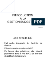 La Gestion Budgétaire 1