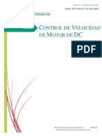 Control de Velocidad de Motor de DC