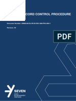 Quality Records Control Procedure 0DMQL00-DLVR-00-SEV-QM-PRO-00011