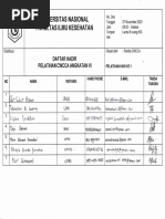 Absensi Pelatihan CWCCA