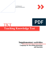 Describing Phonology and Functions